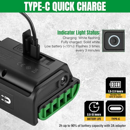 SK Magnetic Work Light Rechargeable, 1000LM COB LED Light, 4500mAh, Type-C