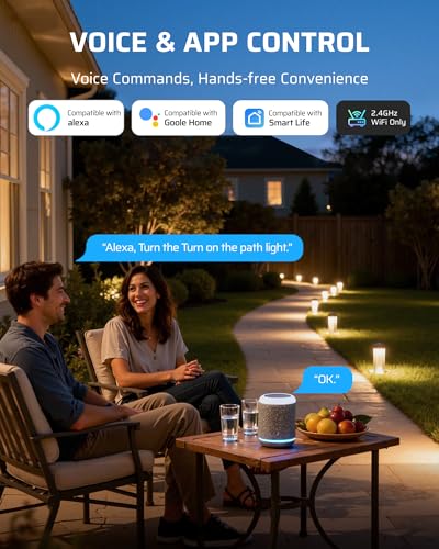 DEWENWILS Smart Low Voltage Landscape Transformer 200W, 3 Independent Outputs, 120V AC to 12V/14V AC, Landscape Lighting Transformer with Schedule & Timer, Compatible with Alexa & Google Assistant - style: wifi 200W