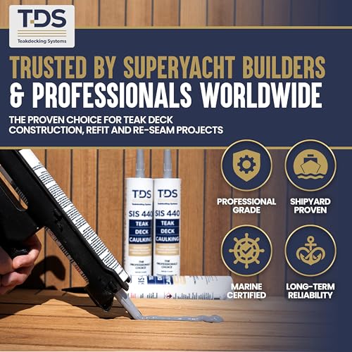 Teakdecking Systems (TDS) SIS 440 Teak Deck Caulk Cartridge 10.3oz - Gray - color: Gray, size: 10.3 oz