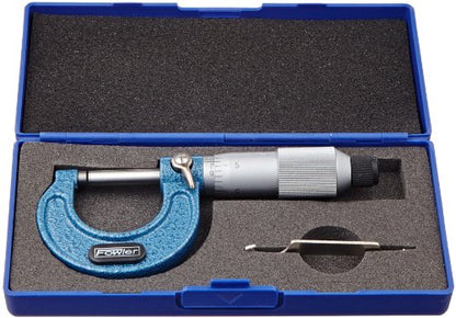 Fowler 52-240-011-1, Outside Inch Micrometer with 10-11" Measuring Range - size: 10-11 inches, style: Ratchet With Standard