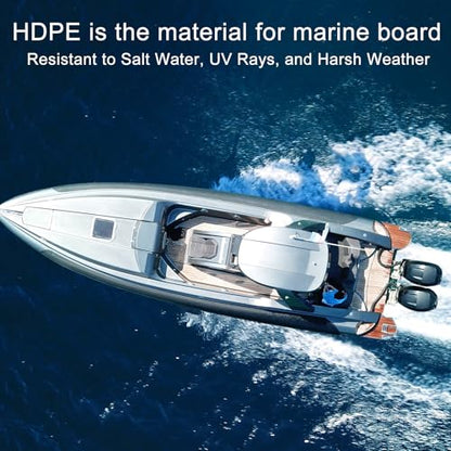 MECCANIXITY 2Pcs UHMW Sheet Ultra High Molecular Weight Polyethylene Sheet, 1/2" Thick Hard HDPE Plastic Sheet Board for Marine Board,DIY Craft, Marine Plywood 12" x 12" Black - color: Black, size: 1/2" x 12" x 12"