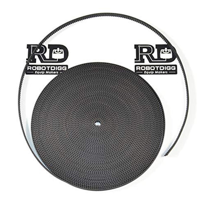 RobotDigg 3GT/GT3 Timing Belt Pitch 3mm Width 6mm Open Ended Synchronous Belt Pack of 10 Meters