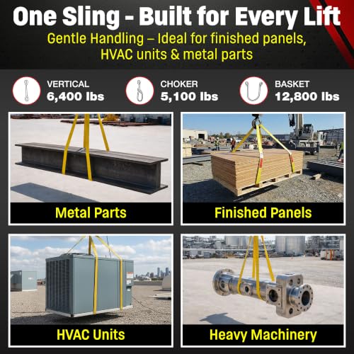 DD Sling 1" x 10' Nylon Endless Lifting Sling – USA Made - size: 1"x10'