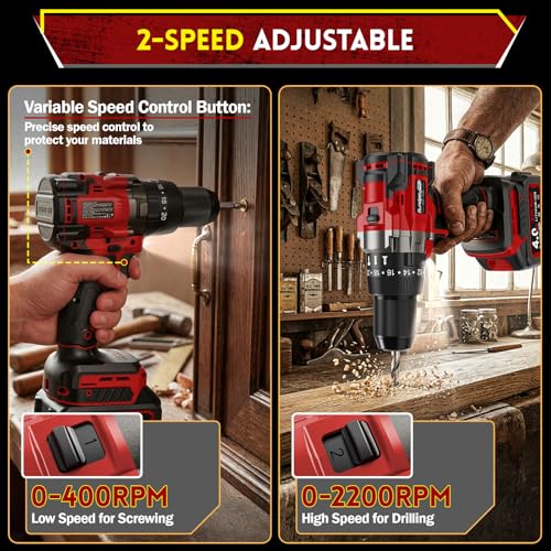 1151In-lbs High Torque Brushless Cordless Hammer Drill 28500 BPM