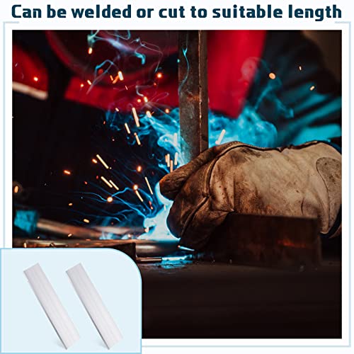 2 Pcs 3/8"(10mm) x 3"(75mm) Aluminum Flat Bar 12" Long Aluminum Plate - size: 3/8" x 3"