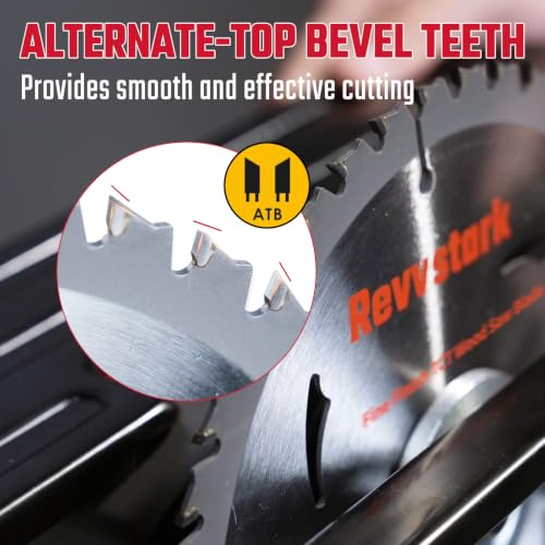 Revvsatrk Circular Saw Blade 6-1/2" 40T&60T for Cutting Wood, 5/8" Arbor - size: 6-1/2 In 40&60T