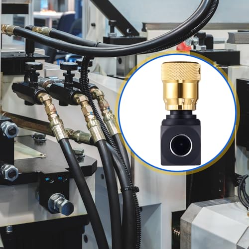 Pelopy 3/8 Inch NPT Hydraulic Flow Control Needle Valve, Free Reverse Flow - size: 3/8 Inch