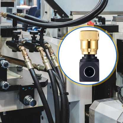 Pelopy 3/8 Inch NPT Hydraulic Flow Control Needle Valve, Free Reverse Flow - size: 3/8 Inch