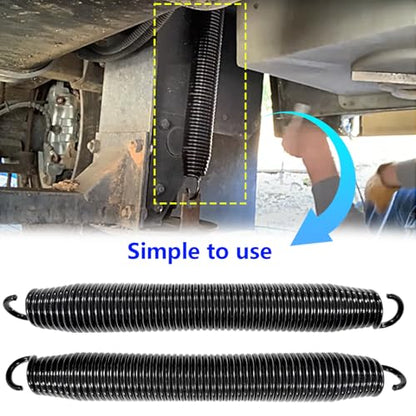 2 Pack R3847 Spring for RV Hydraulic Leveling Jacks Black 13-3/8"