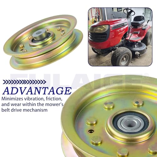 3 Pack 756-04129B Idler Pulley 4.25 for Cub Cadet 50" RZT 50 Deck - color: M3 3x756-04129B Yellow