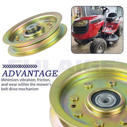 3 Pack 756-04129B Idler Pulley 4.25 for Cub Cadet 50" RZT 50 Deck - color: M3 3x756-04129B Yellow