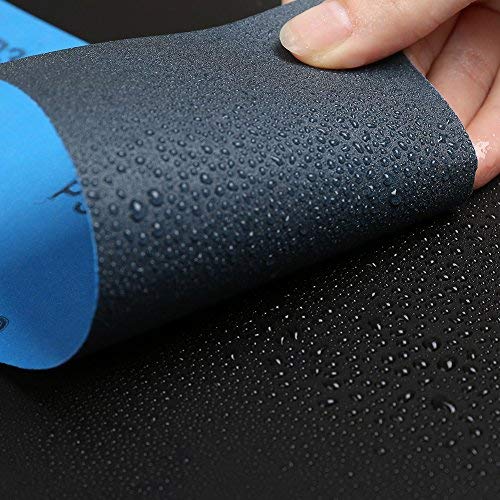 LotFancy 240 Grit Sandpaper, 45PCS, 9 x 3.6 Dry Wet Sand Paper, Silicon Carbide Sanding Sheet for Metal Automotive Wood Furniture Sanding, Polishing, Finishing - size: 240Grit