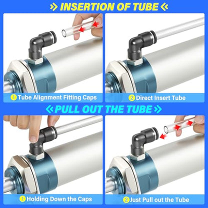 TAILONZ Clear 1/4" OD PU Air Hose 10M/32.8ft - color: Clear-PU, size: 1/4'' OD/32.8ft/10m