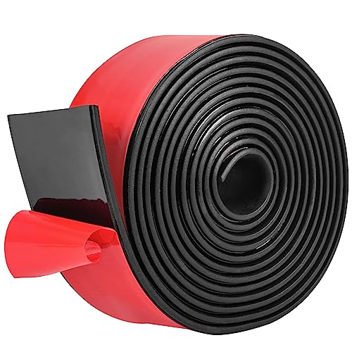 Miuwauer Adhesive Rubber Strips 2" Wide x 1/8 Thick x 20' Long Neoprene Sheets, Rolls & Strips with Adhesive Backing Rubber Pads Self Stick Seal Gasket for Matting Padding - size: 2" Wide x 1/8" Thick x 20' Long