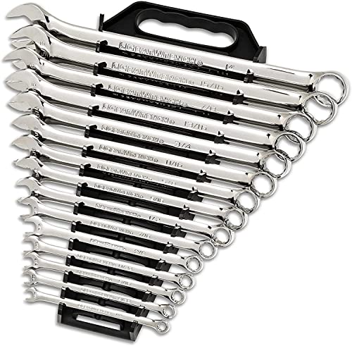 GEARWRENCH 30 Piece 12 Point SAE/Metric Combination Wrench Set | 81937 - size: 25 PC