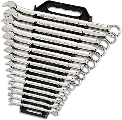 GEARWRENCH 30 Piece 12 Point SAE/Metric Combination Wrench Set | 81937 - size: 25 PC