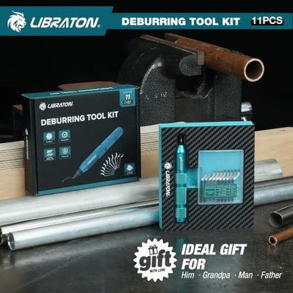 Libraton Deburring Tool, Deburring Tool for 3D Printing with 10 HSS Blades - style: 11Blades(Mixed 3 Types) C