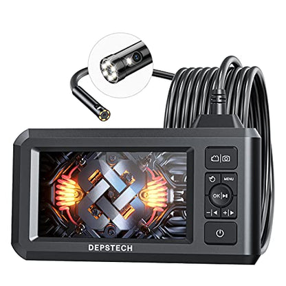 DEPSTECH Endoscope Camera with Light, Dual Lens Inspection Borescope 16.5FT - color: Black