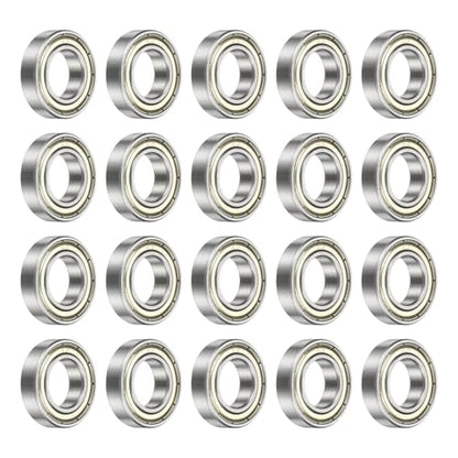 uxcell 6902-ZZ Deep Groove Ball Bearing, 15mm x 28mm x 7mm 20Pcs - size: 15mm x 28mm x 7mm