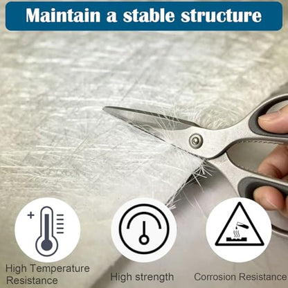 Fiberglass Mat, 3.5 Yards X 41" Wide Fiberglass Chopped Strand Mat, Strong Repair Function- Suit for Surfaces and Reinforces Repairs - size: 3.5 Yards X 41" Wide