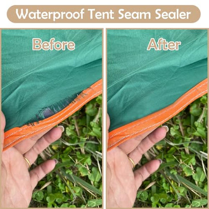 120ml Tent Seam Sealer, Repair Damaged/Seam Sealer Tent Fabric, Restore the Waterproof Barrier, for Camping/Hiking/Outdoor Gear - Clear