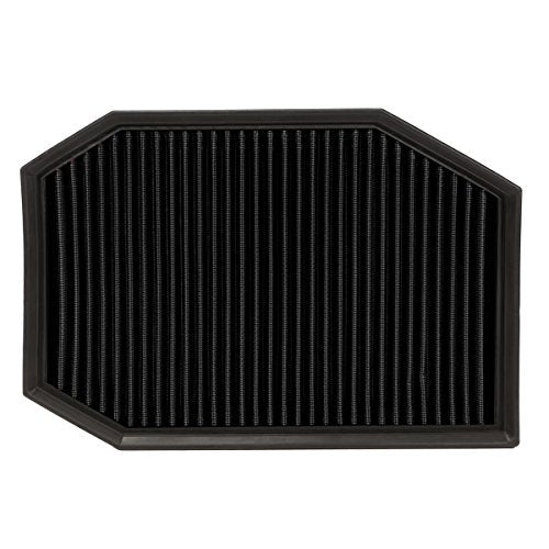 DNA Motoring AFPN-032-BK Clean Air Washable Drop In Panel Air Filter Enhance Engine Performance Power & Acceleration Improve [Compatible with 04-11 BMW 528i 530i 525i 3.0L] - style: 08-11 528i Black