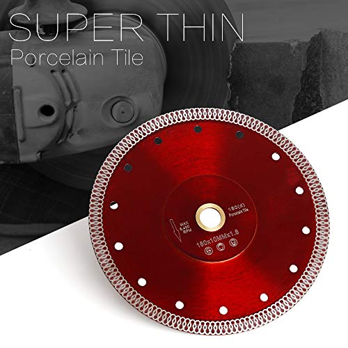 7 inch Diamond Blade Super Thin Diamond Cutting Blade for Tile Granite Marble (7“-1pc) - size: 7“-1pc