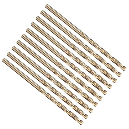 PATIKIL 2.9mm Drill Bit M35 Cobalt 5% High-Speed Steel for Metal 10 Pack - size: 2.9mm