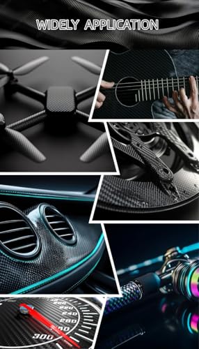 3K Carbon Fiber Sheet 300x400x5.0mm, Glossy Finish, Plain Weave Panel, Extra Thick Carbon Plate for CNC, Automotive, Aerospace, DIY, Waterproof Use (P-PW-L-3040-5) - color: Plain Weave Glossy Finish, size: 300×400×5.0mm