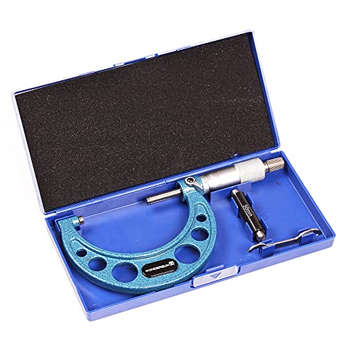 Outside Micrometer 2-3" Measuring Range,0.0001" Graduation for Machinists,Professional Precision Tool for Accurate Measurements - size: Outside Micrometer (2-3" Range)