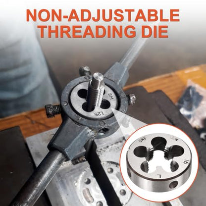3/4"-16 UNF Round Threading Die Left Hand Alloy Steel - size: 3/4"-16 UNF