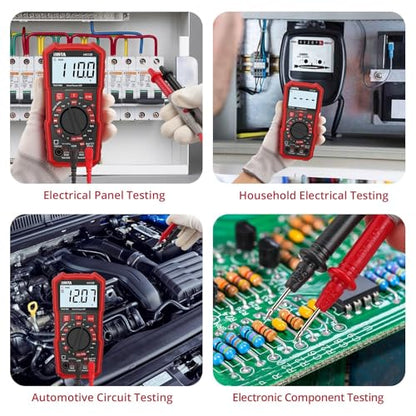 BINTA Digital Multimeter 2000 Counts Voltmeter with AC/DC Voltage Current - style: 2000 Counts