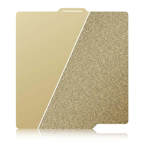 IdeaFormer Double Sided Smooth+Textured PEI Sheet 257x257mm, P2S P1S X2D PEI Spring Steel Build Plate for Bambu Lab X2D X1 X1C X1E P1P P1S P2S A1 3D Printer - color: Smooth PEI+Textured PEI