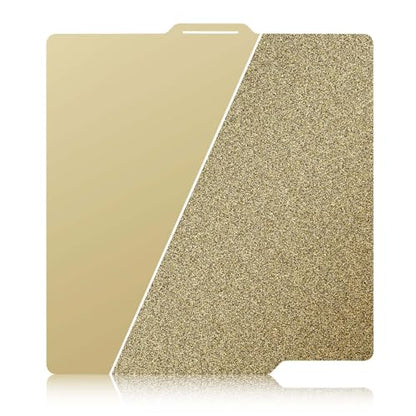 IdeaFormer Double Sided Smooth+Textured PEI Sheet 257x257mm, P2S P1S X2D PEI Spring Steel Build Plate for Bambu Lab X2D X1 X1C X1E P1P P1S P2S A1 3D Printer - color: Smooth PEI+Textured PEI