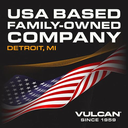 VULCAN Round Sling - Medium Duty - 10 Foot - Yellow - Safe Working Load of 8,400 Lbs. (V) - 6,700 Lbs. (C) and 16,800 Lbs. (B) - size: Yellow - 10 Foot