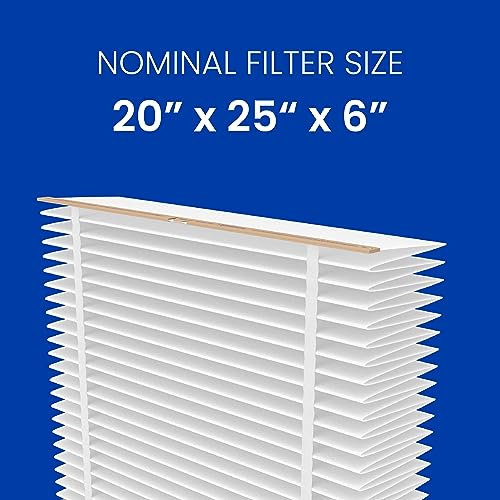 AprilAire 201 Replacement Furnace Filter for AprilAire or Space-Gard 2200 or 2250 Whole-House Air Purifiers - MERV 10, 20x25x6 Air Filter (Pack of 1) - size: 20 x 25 x 6 inches (Pack of 1), style: Air Filter