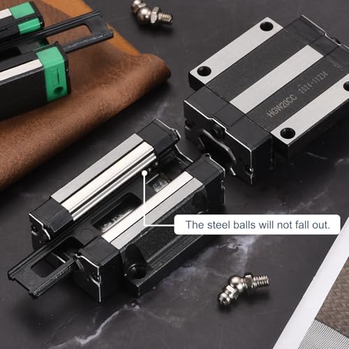 uxcell HGH20CA Linear Slider Block Linear Slider Bearing Carriage