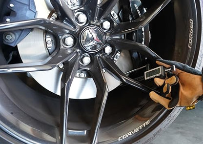 iGaging Brake Rotor Gauge Wheels On Large Digital Electronic Display Caliper