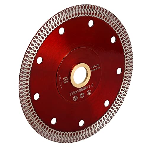 YIJING 5 in Super Thin Diamond Saw Blade Porcelain Tile Blade for Cutting Stone Ceramic Tile - size: 5“-1pc