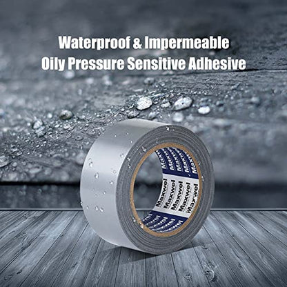 Duct Tape Heavy Duty Waterproof Silver Duct Tape for Home Repair, Bundles - color: Grey