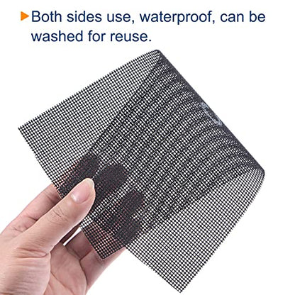 uxcell 10pcs Mesh Sanding Sheets 240 Grits 4-1/2-inch x 11-inch Mesh Sandpaper Pad for Wood Wall Repair, Dust-Free Wet/Dry Polish - style: 240 Grit