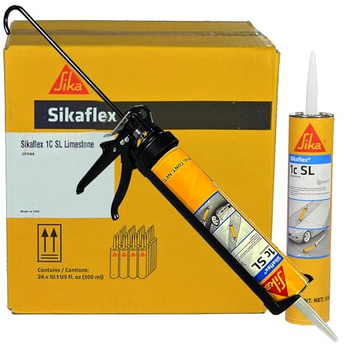 Sikaflex 1c SL Self Leveling Sealant 10 oz Limestone, Pack of 24 - style: 24 Pack, Gun