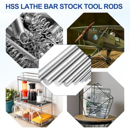 MECCANIXITY Round Steel Rod 7.5mmx100mm Lathe Bar Stock Tool Metal Dowel - size: 7.5mm x 100mm