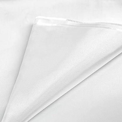 Fiberglass Cloth, 50 Inch x 6 Feet, 6 Oz E-Glass Plain Weave Glass Fiber forBoat Plane Auto Surfboard Tub Pool Repair (White, 2 Yard) - size: 2 Yard