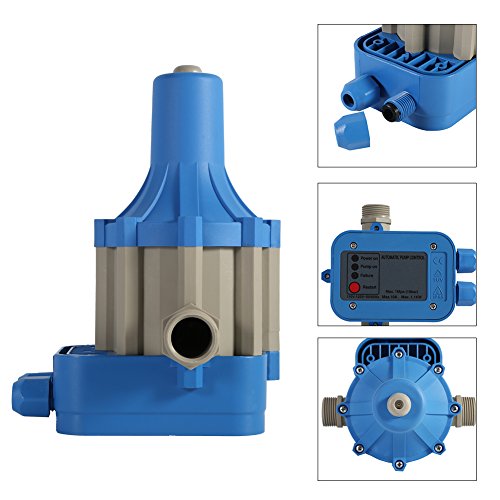Water Pump Controller, 110V Automatic Water Pump Pressure Switch Electric Electronic Switch Controller for Self-priming pump, Jet Pump, Garden Pump