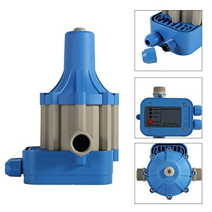 Water Pump Controller, 110V Automatic Water Pump Pressure Switch Electric Electronic Switch Controller for Self-priming pump, Jet Pump, Garden Pump
