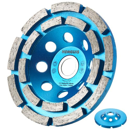 4 1/2 inch Concrete Grinding Wheel,7/8"-5/8" Arbor Diamond Cup Grinding Wheel Double Row for Granite Marble Concrete Masonry Stone(7/8"-5/8") - style: 4.5 Inch