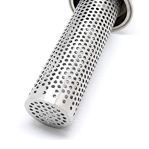 QiiMii 1.5" Tri-Clamp Filter SS304 Sanitary Fittings Inline Straight Strainer with 100 Mesh Stainless Steel Screen（1.5 INCH） - size: 1.5 Inch