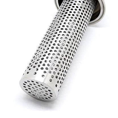 QiiMii 1.5" Tri-Clamp Filter SS304 Sanitary Fittings Inline Straight Strainer with 100 Mesh Stainless Steel Screen（1.5 INCH） - size: 1.5 Inch