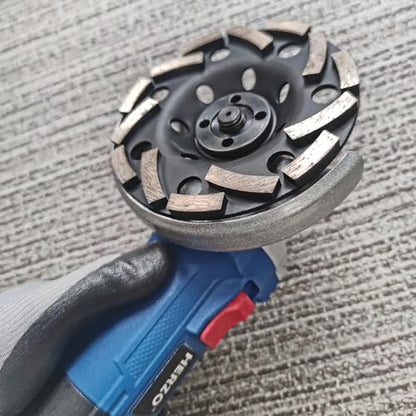 HERZO 5 Inch Concrete Grinding Wheel，Diamond Concrete Grinding Wheel for Granite, Marble, Cement, Stone, Rock - size: 5 Inch Strange